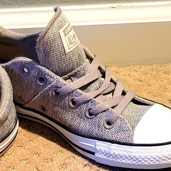Converse ALL-STAR Grey sneakers size 8 - Picture 3 of 10